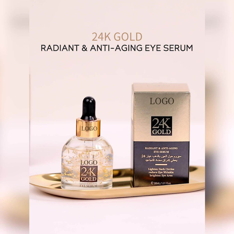 Ditong Skin Care 24K Gold 30ml Moisturizing Purifying Restoring Hydrating Facial Eye Care Eye Serum