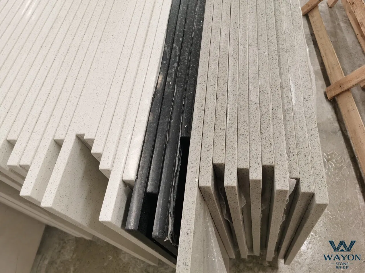 Modern Quartz Stone Kitchen Countertops Artificial Quartz Slabs Marble Look