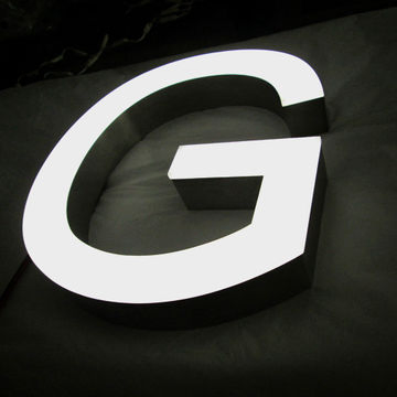 LED DOT Matrix Letter, Stainless Steel Advertising LED Display Billboard