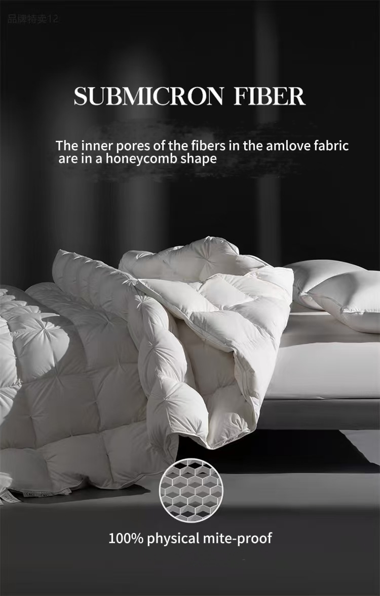 2025 Thick Warm Fluffy Comfortable Soft Skin-Friendly Down Duvet for Office