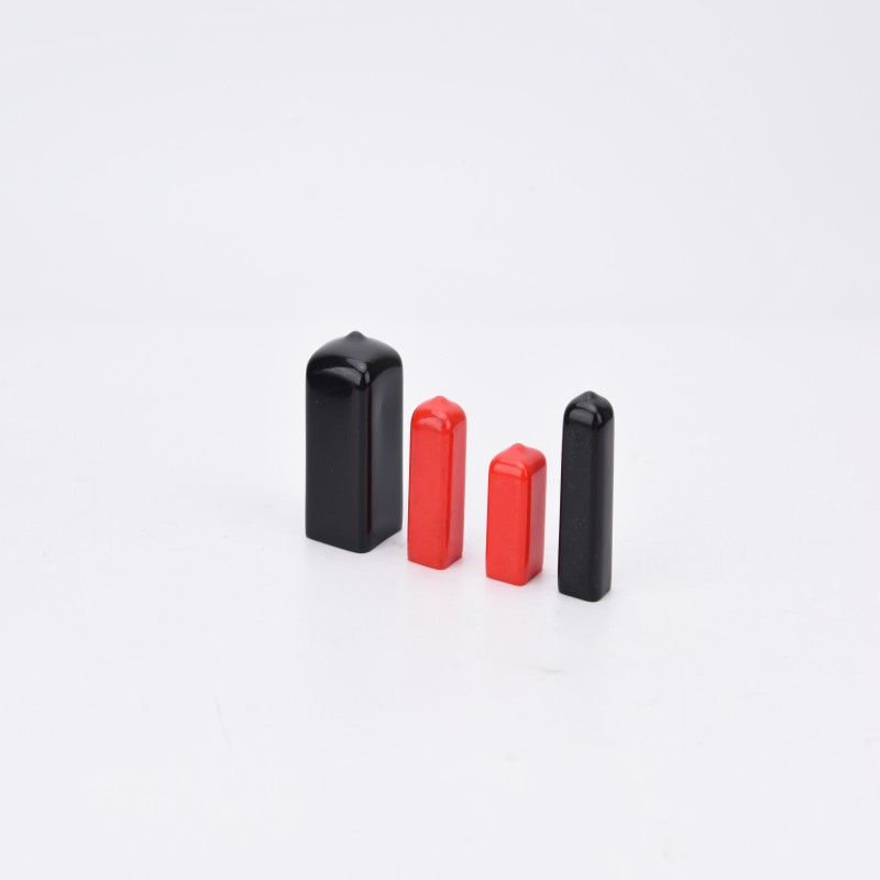 2 Inch Square Tube Plastic End Caps Vinyl Square Tubing End Caps Plastic Caps for Square Tubing