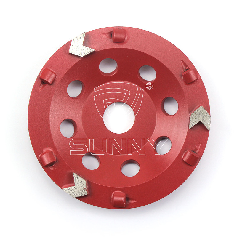 Алмазная чашечная шлифовальная чашка 125 мм для бетона