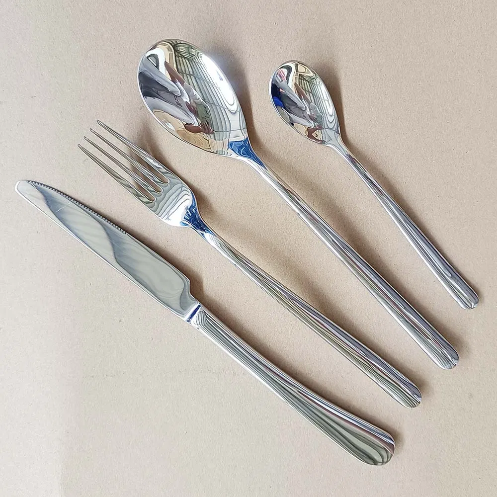 New Design Cutlery Set Cookware Dinnerware Flatware Stainless Steel 304 Golden Handle