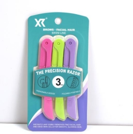 Precision Portable Stainless Steel Eyebrow Trimmer for Flawless Grooming