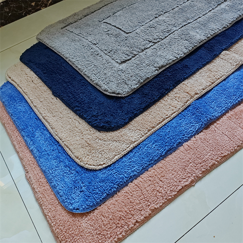 Bath Mat Set 3 Pieces Bath Rug Sets Toilet Floor Anti-Slip Bathroom Mat