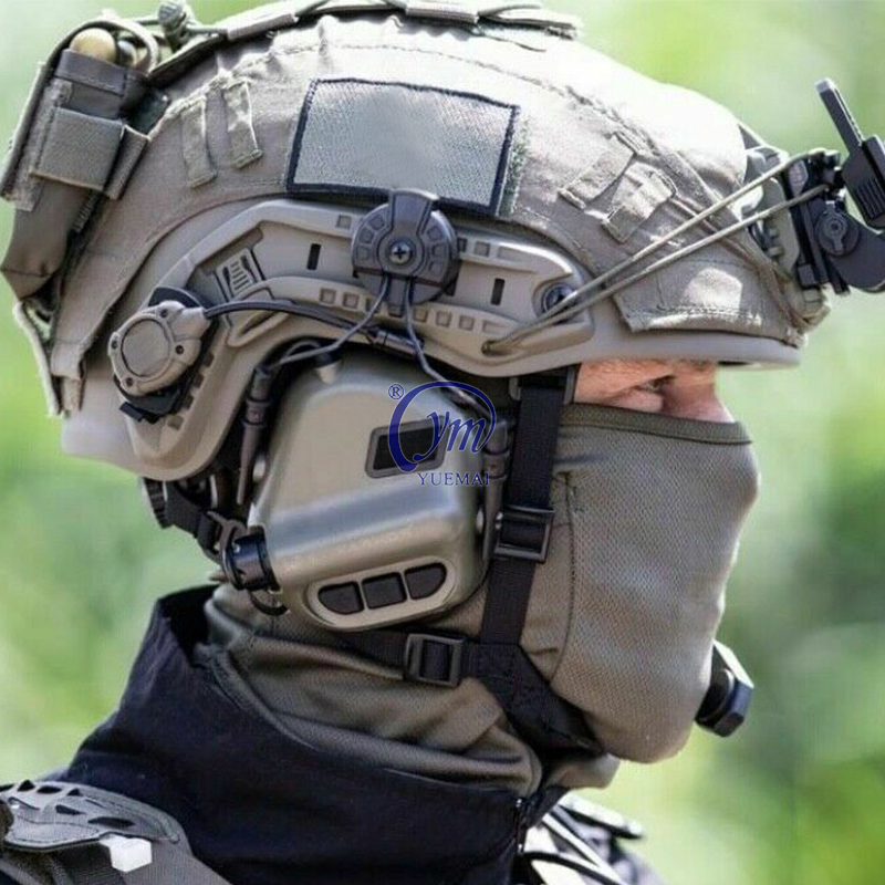 Gear Noise Reduction Tactical Helmet Headset Training Headphones