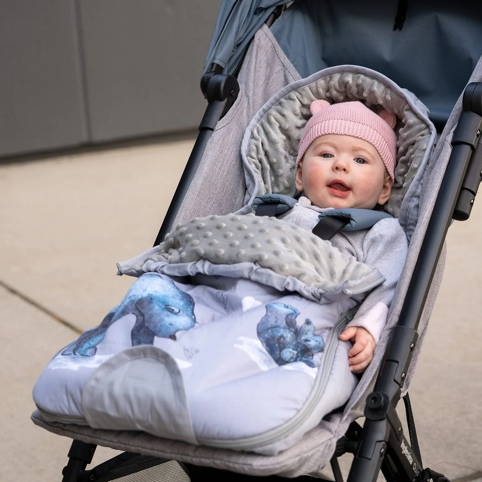 Durable Stroller Blanket and Sleeping Bag Sleep Sack 100% Cotton Bunting Bag