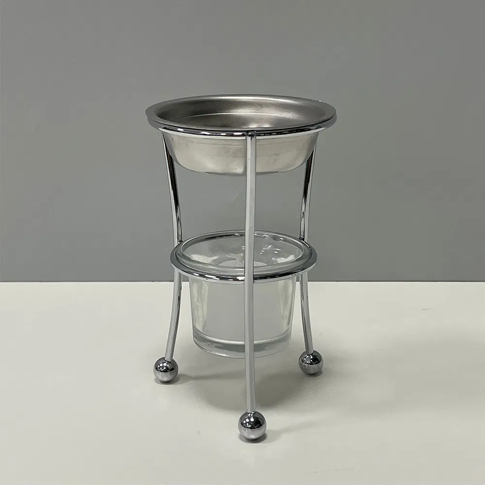 Kitchen Butter Stand Customized Butter Warmer with Bowls and Candle Stainless Steel Wire Rack