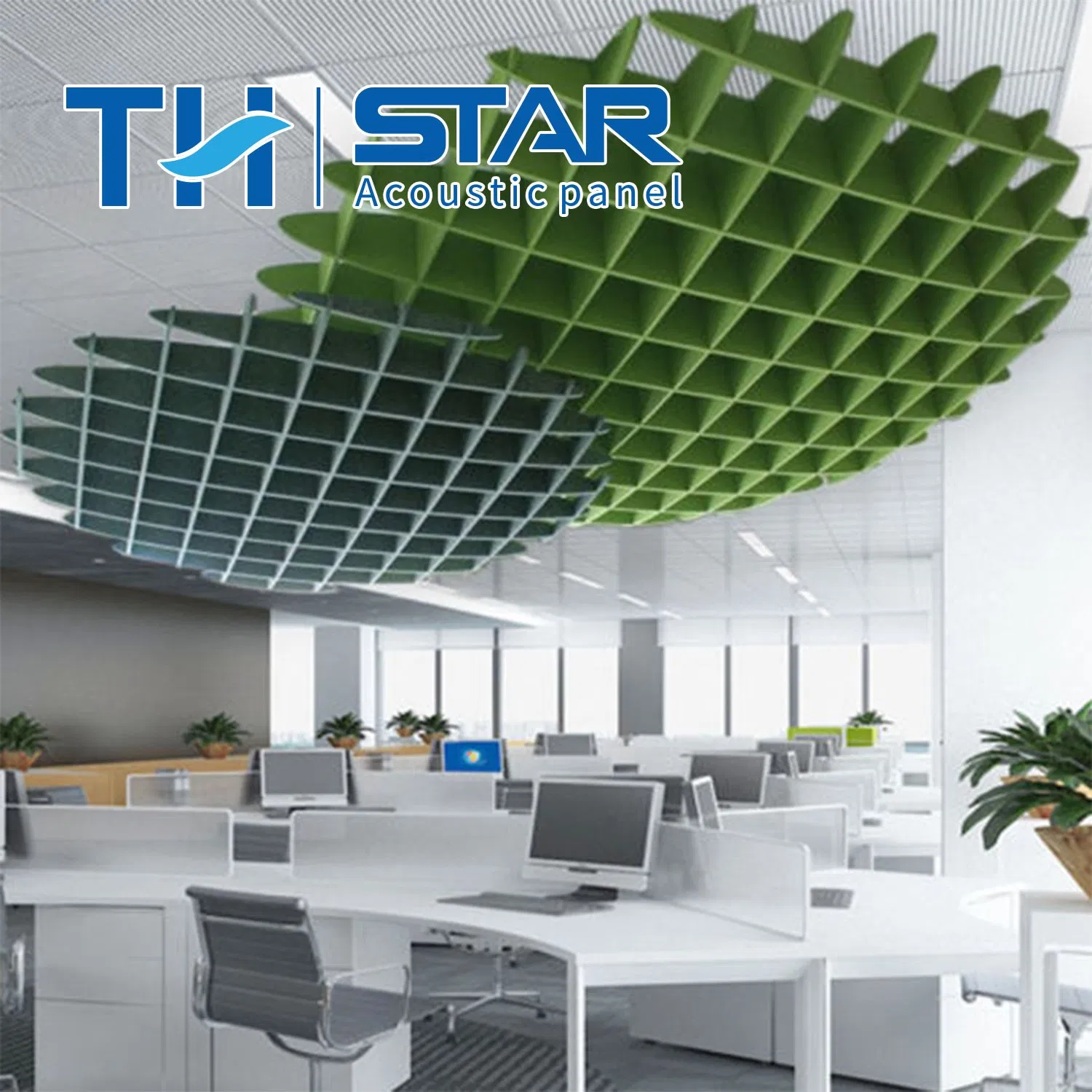Eco-Friendly Acoustic Wall Panels with Polyester Fiber for Soundproofing