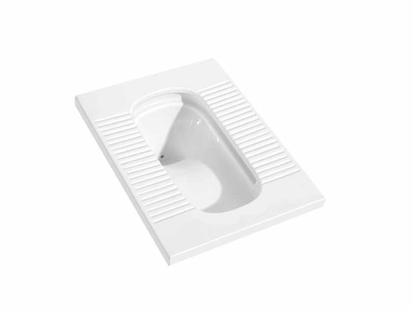 Cheap Price Protection Rectangle Shape Ceramic Wc Pan Water Closet Squat Toilet with S-Shaped Odor-Proof Bend