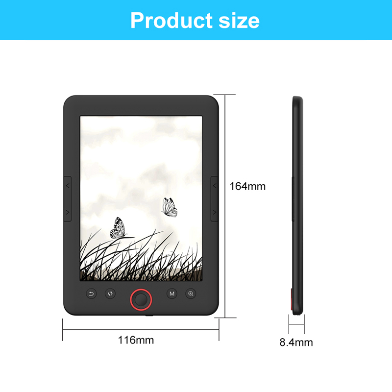 6'' E-Ink Paper Tablet Notebook Android E-Ink Ebook Reader