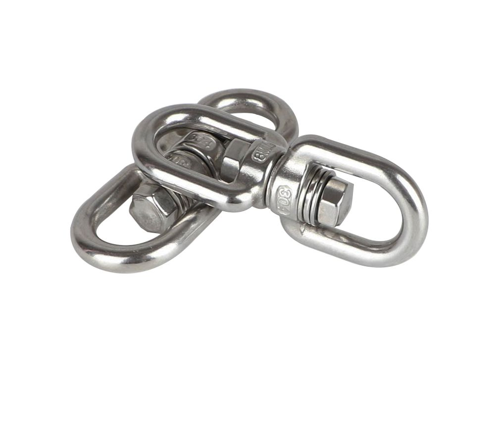 Double Eye Swivel Hooks in Manufacture Stainless Steel