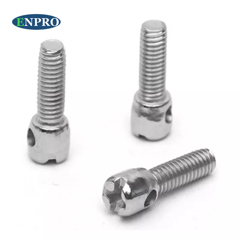 DIN 404 M3m4m5m6 Stainless Steel Slotted Capstan Captive Screws for Electricity Meter Box
