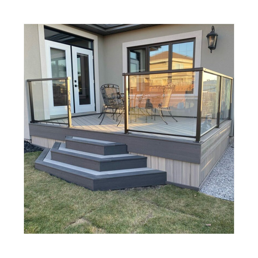 Aluminum Glass Railing Spigot Stair Photos Outdoor Deck Post Aluminum Glass Railing
