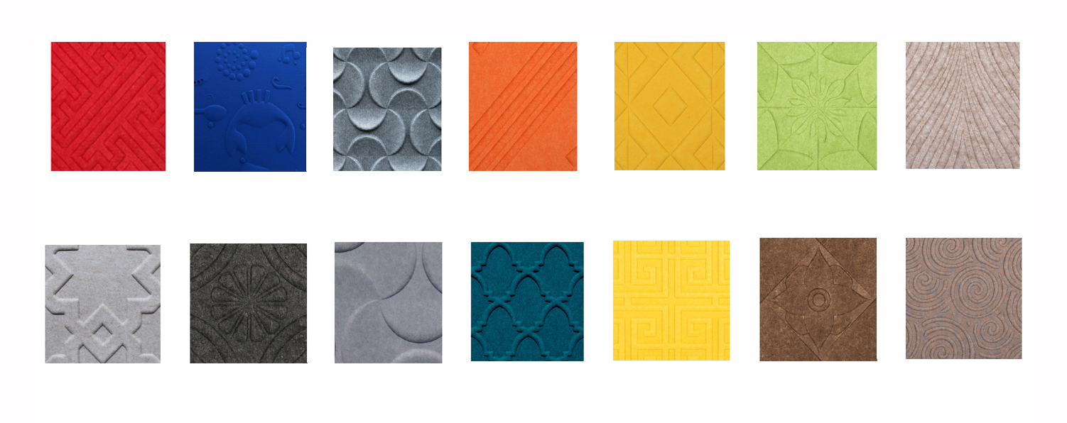 AG. Acoustic Denoise Material Sound Absorbing Wall Panel Polyester Felt Acoustic Ceiling for Reception Hall