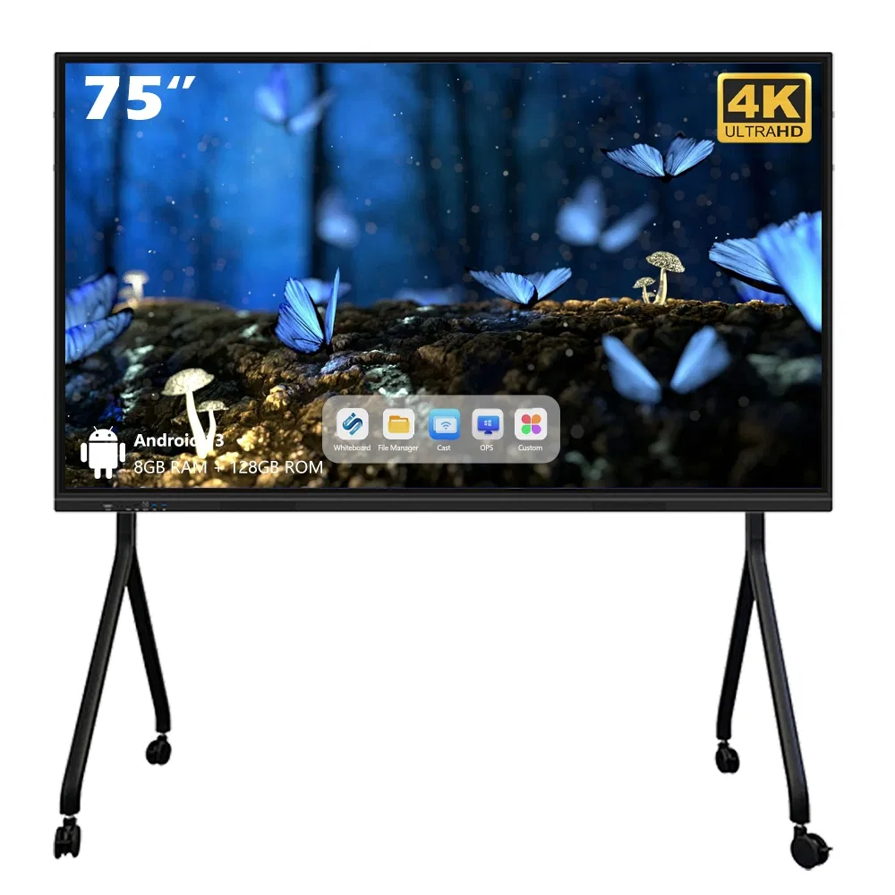 USB Interface Expansion Built-in Microphone Herringbone Bracket All-in-One Integrated Touch Interactive Whiteboard