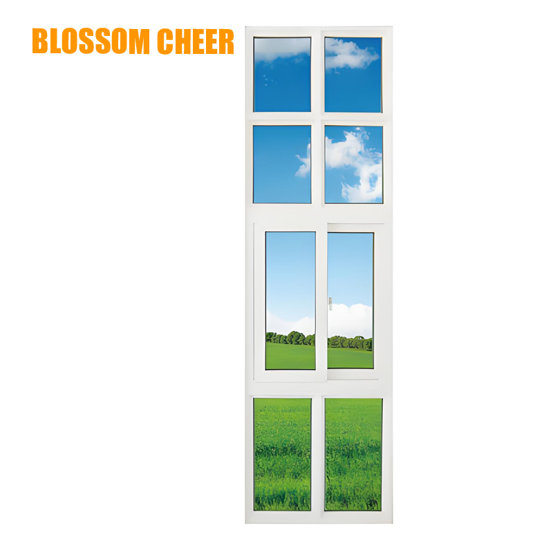 Durable Two-Track Push-Pull UPVC Window with Enhanced Security Features