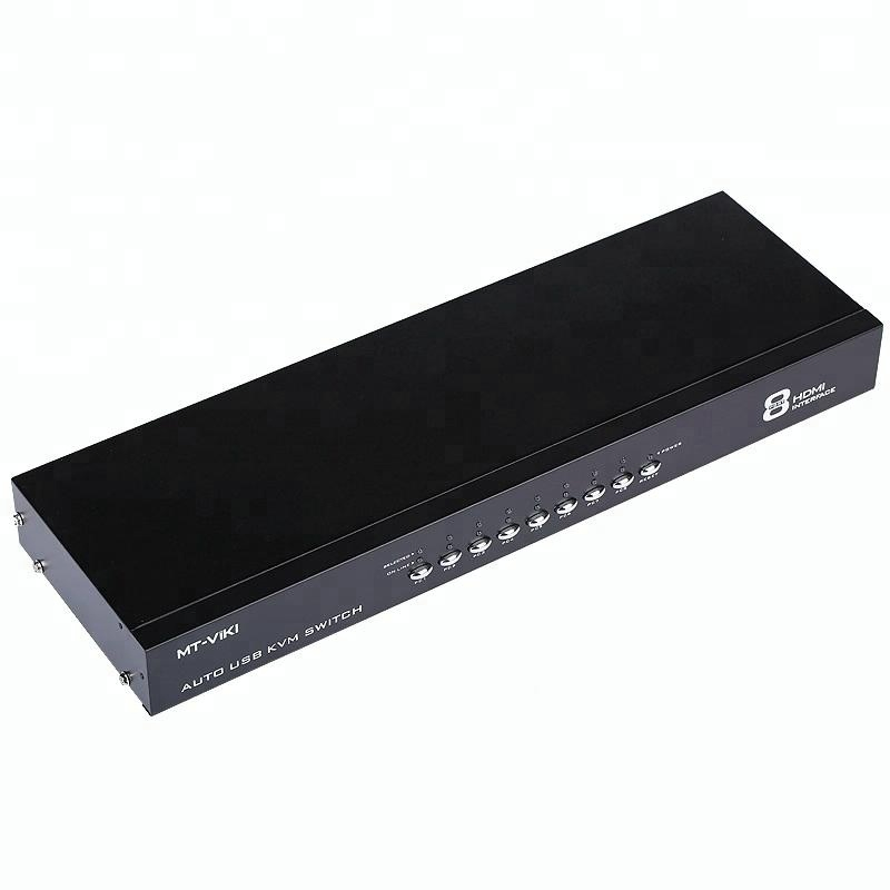 8-портовый KVM-коммутатор HDMI 4K 30Гц, 1U стойка