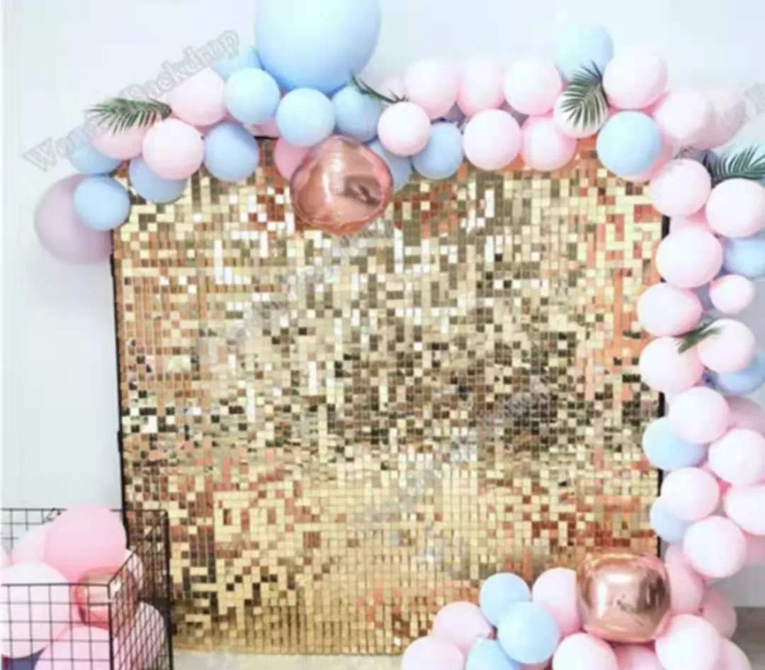 Hyc-Lb01 Pneumatic Board Sequins for Wedding Celebration Background Wall Birthday Party