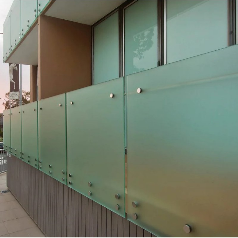 Balcony Stainless Steel Aluminium Frameless Glass Balustrade with Gate