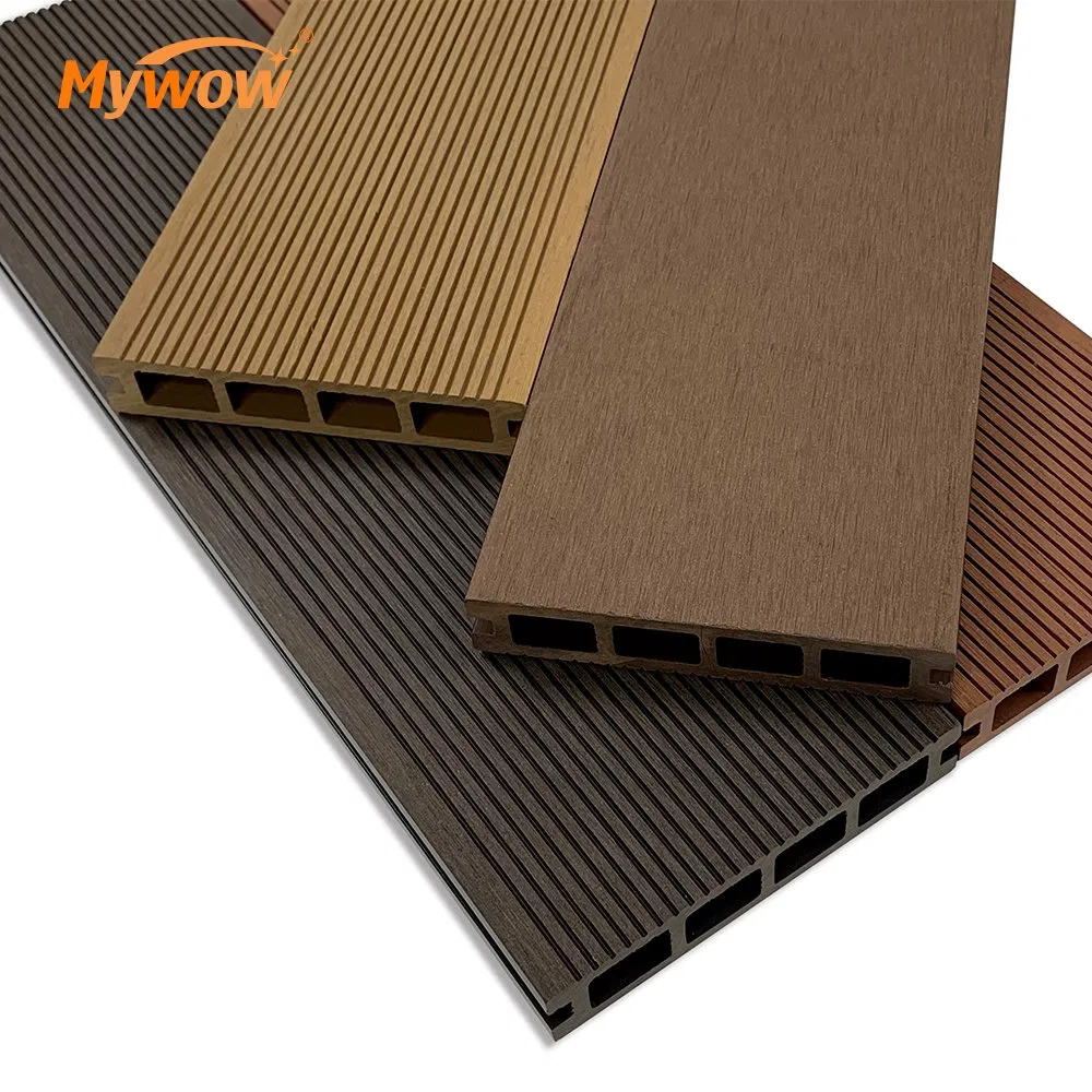 Chinese Made Square Hole Flooring Composite Wooden Outdoor WPC Decking