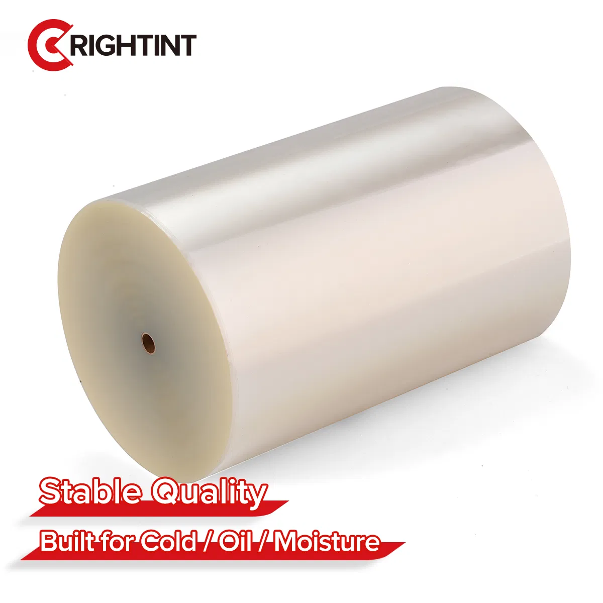 Transparent PP Self Adhesive Film Jumbo Roll for Private Label Bottles