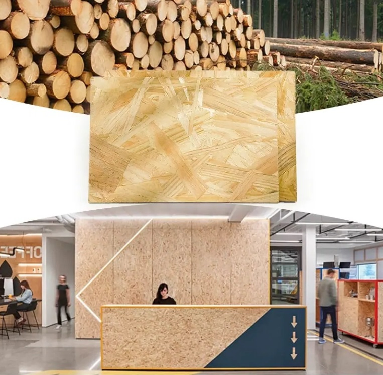 Home Decoration Items Particle Board Wholesale Plywood Oriented Strand Board Hmr OSB Board Grade 3 Furniture Plywood Bamboo Particle Board