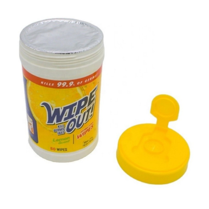OEM Customized Barreled Wet Wipes 100 Pumps 75% Alcohol Disinfection Cleaning Wipes for Household Use Factory Custom Wet Wipes
