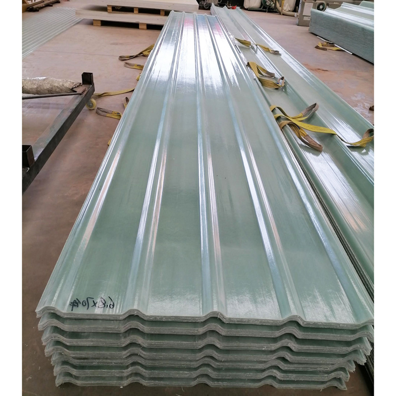 Light Weight Filon Box Profile 6 Clear Fiberglass Corrugated FRP GRP Fibreglass Roof Lights
