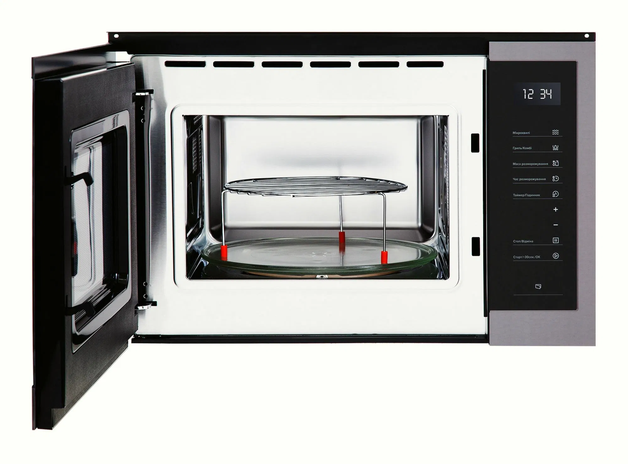 Home Appliance 25L Built in Microwave Oven Full Touch Control 25L Integrated Microwave with Grill