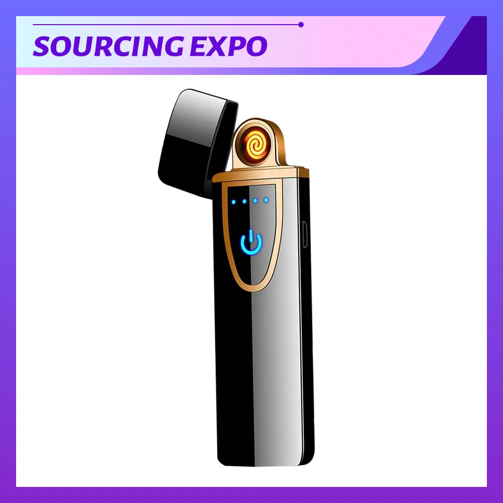 Creative USB Lighter Charge to Develop Personalized Metal Double Arc Pulse Men′ S Gift Lighter