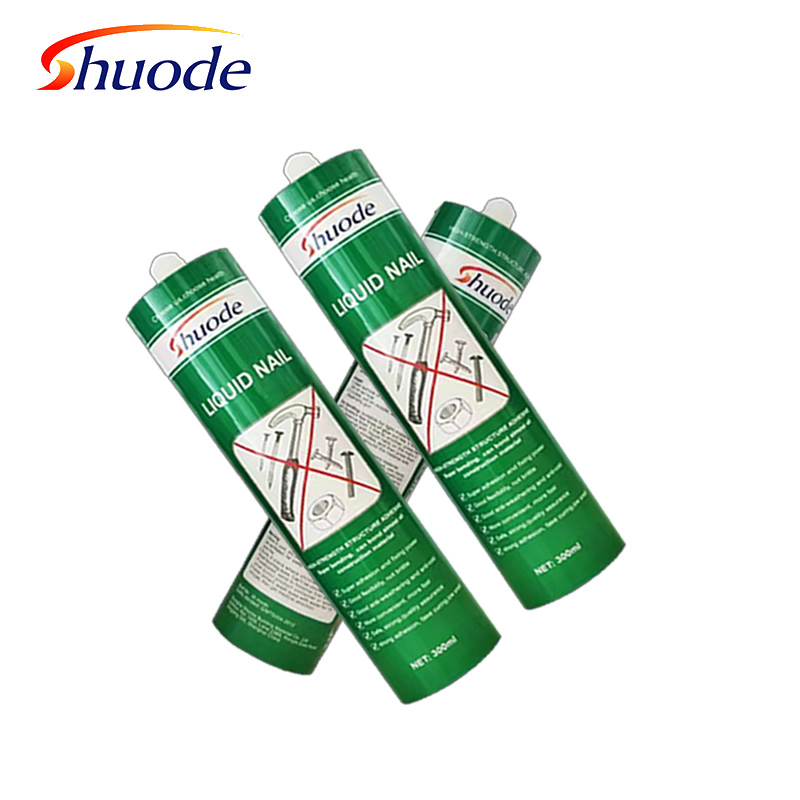 Multifunctional Building Structural Adhesive with Strong Adhesion No More Nails