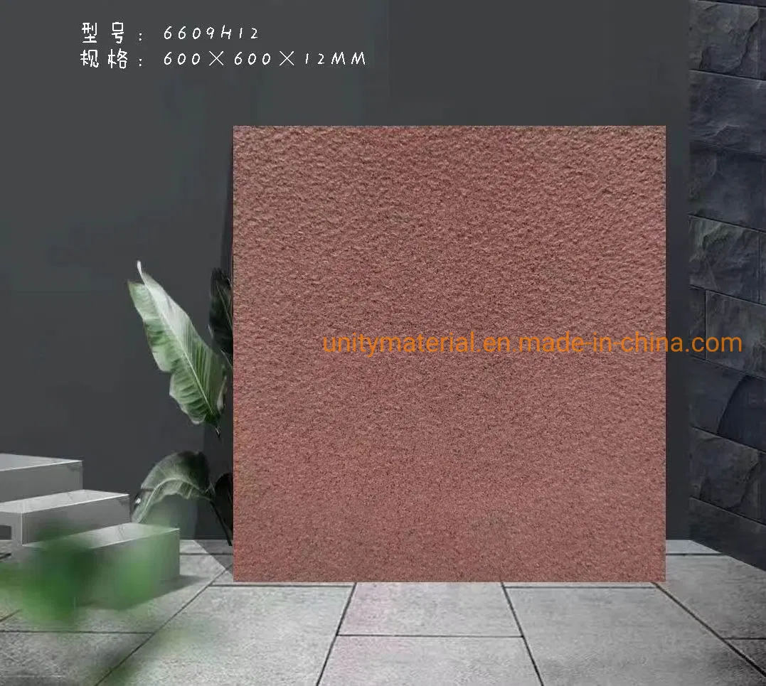 20mm Thick Full Body 600X600/600X1200mm Non-Slip Exterior Paving Stone Anti Slip Outdoor Paving Floor Bricks Porcelain Tile