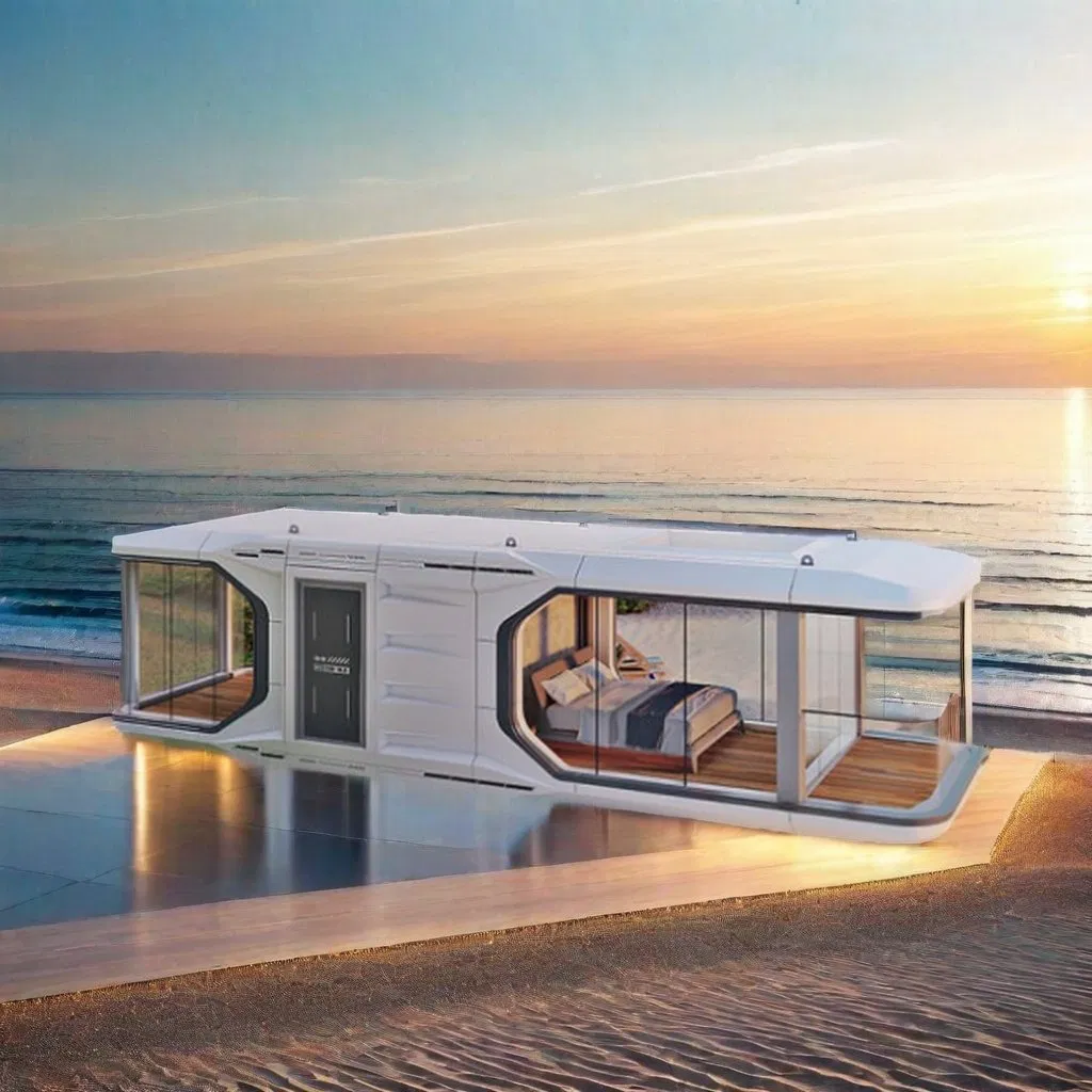 Mobile Tiny House Prefabricated Modular Space Capsule House Apartment Resort Farm