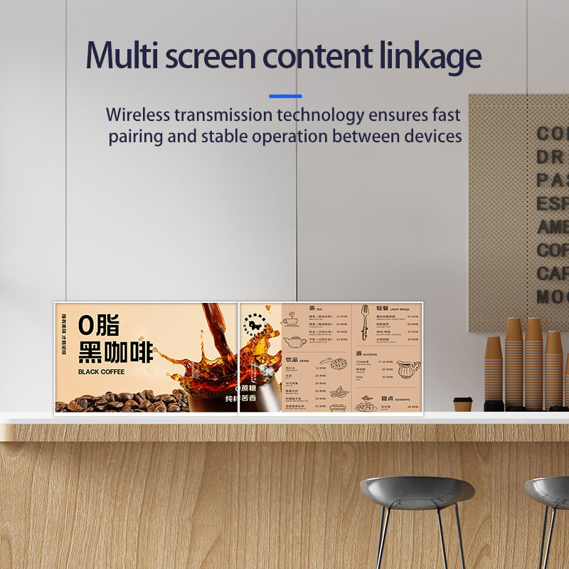 Windro 21.5 24 27'' L-Type Design Multi Points Touch Screen Tablet Food Menu Ads Table-Top Digital Display for Coffee Shop Restaurant