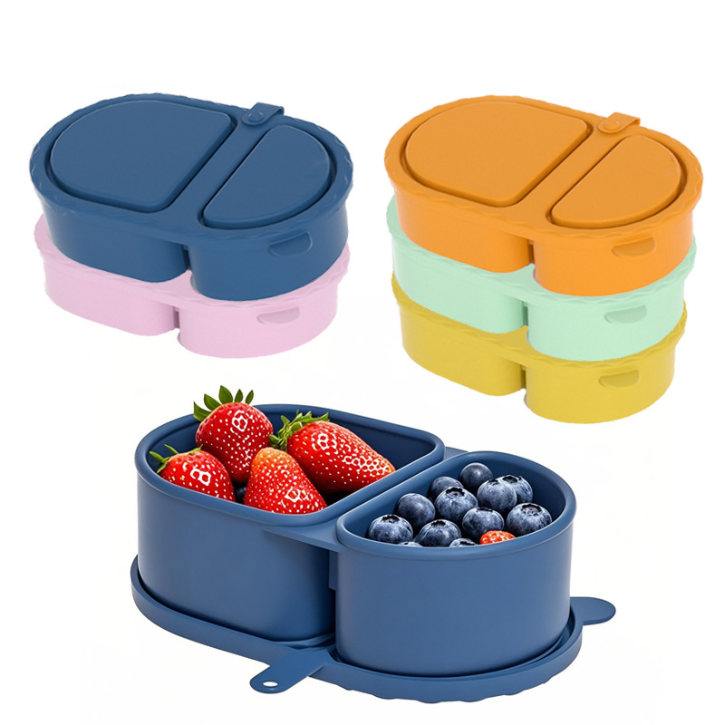 Eco-Friendly Silicone Lunch Box for Sustainable Meal Prep