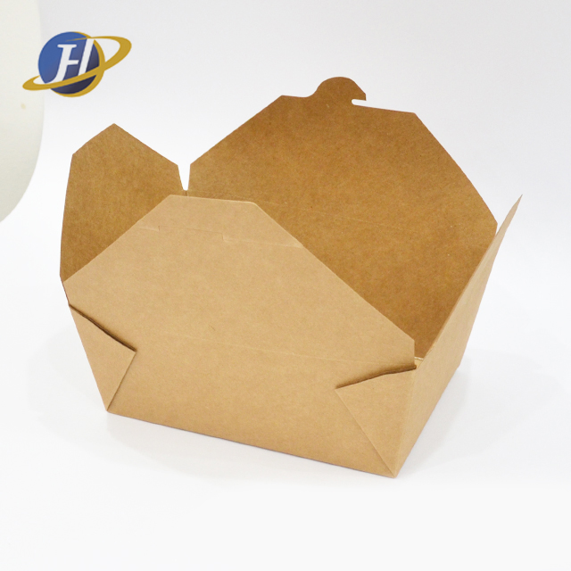 User-Friendly Disposable Paper Food Container: Takeout Lunch Box & Tableware Packaging