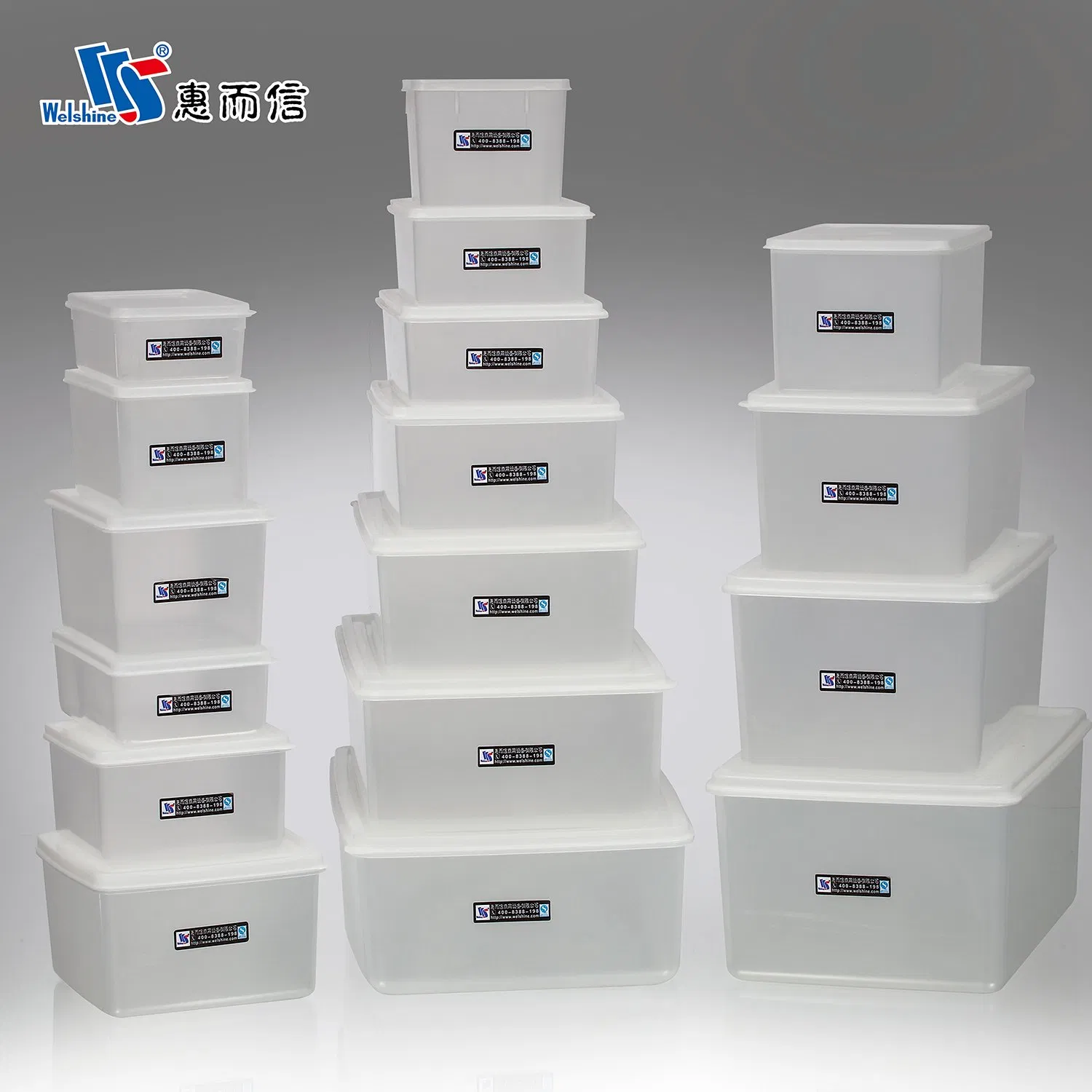 PP Material Snack Preservation Fresh Food Kitchen Container Refrigerator Storage Box Tank
