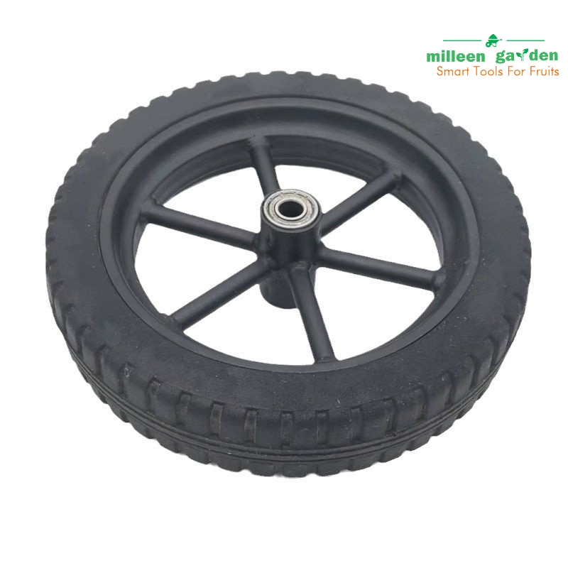 10 Inch Rubber Powder Wheel for Lawn Mower Wheel 250mm, Lawn Mover Wheel for Lawn Machine, Aerator, Hand Trolley, Generator
