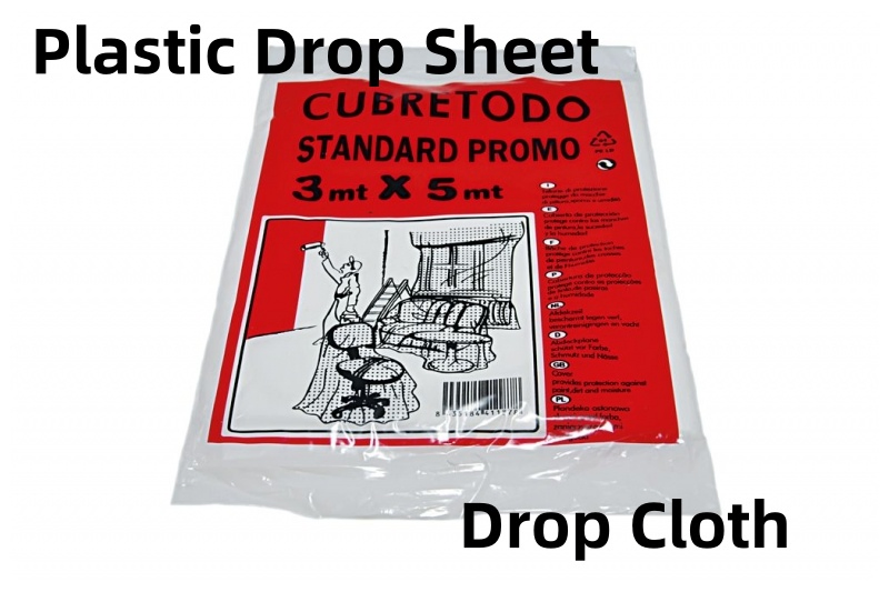 4*5m Plastic Paint Drop Cloth/Paint Cushion