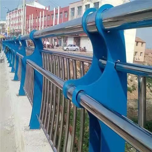 Customized Stainless Steel Pipes Composite Steel Traffic Safety Barrier Bridge Crash Guardrail for Safety