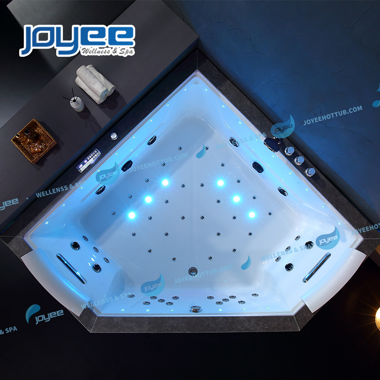 Угловая ванна Joyee Diamond с гидромассажем на 2 персоны