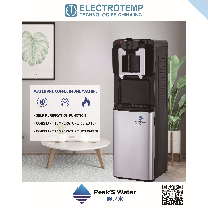 Hot Cold Drinking Water Cooler Dispenser with Coffee Maker Machine
