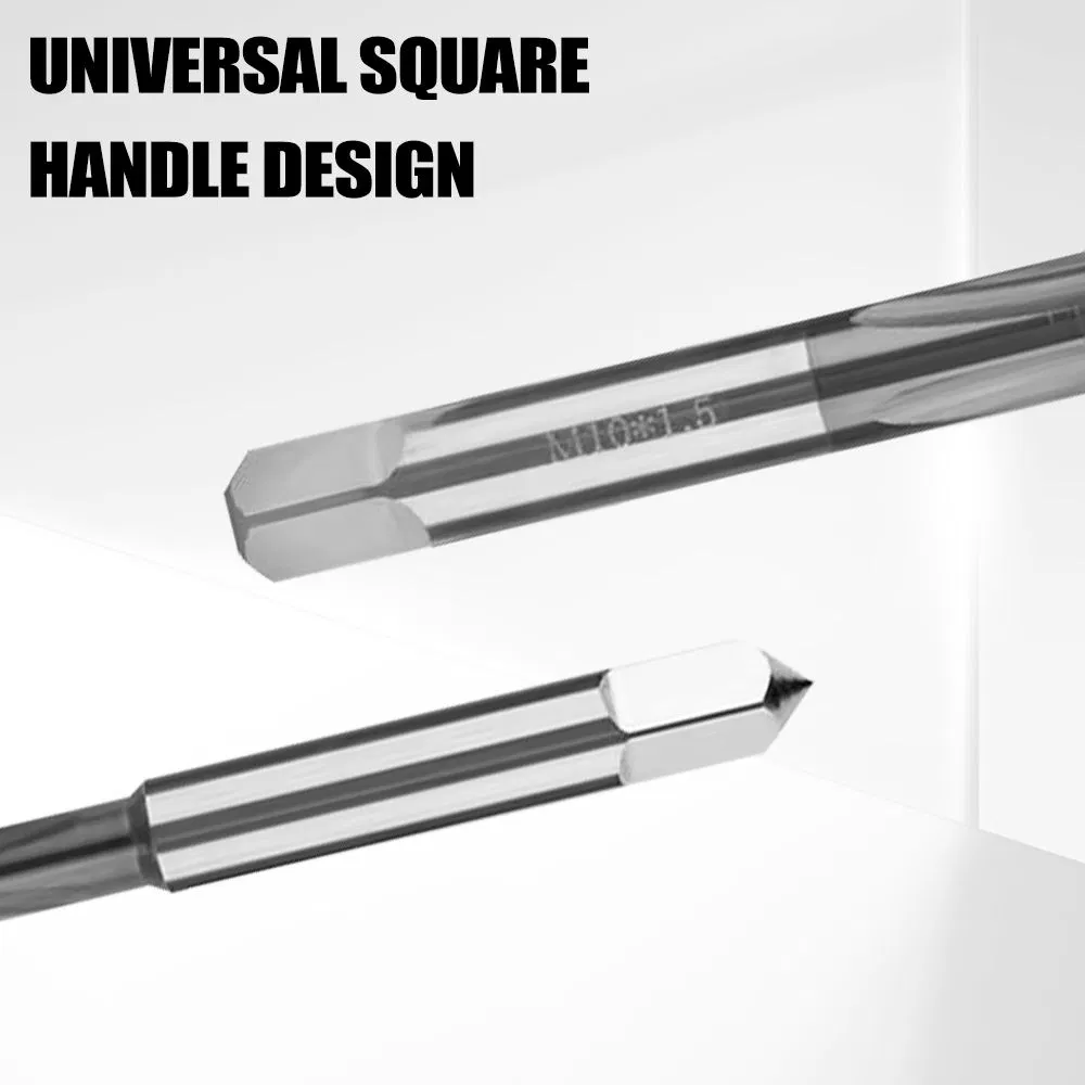 Sitelun Machine Tap Tungsten Steel Thread Tapping Drill Screw Tap CNC Tungsten Alloy Straight Flute Threading