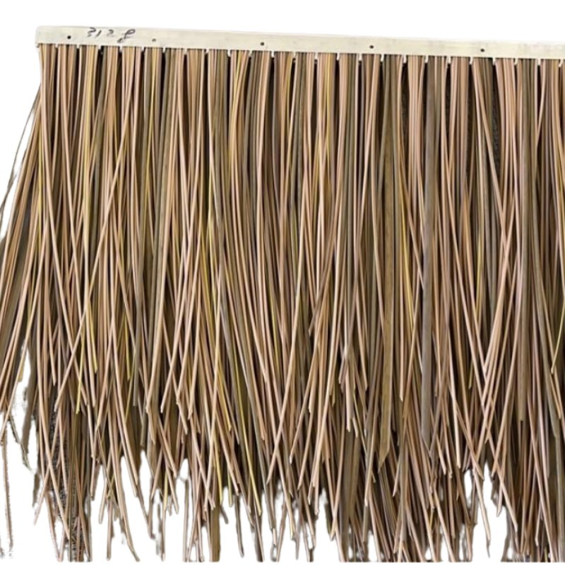 Artificial Straw Thatch Panel Realistic Appearance for Outdoor Roof Decoration