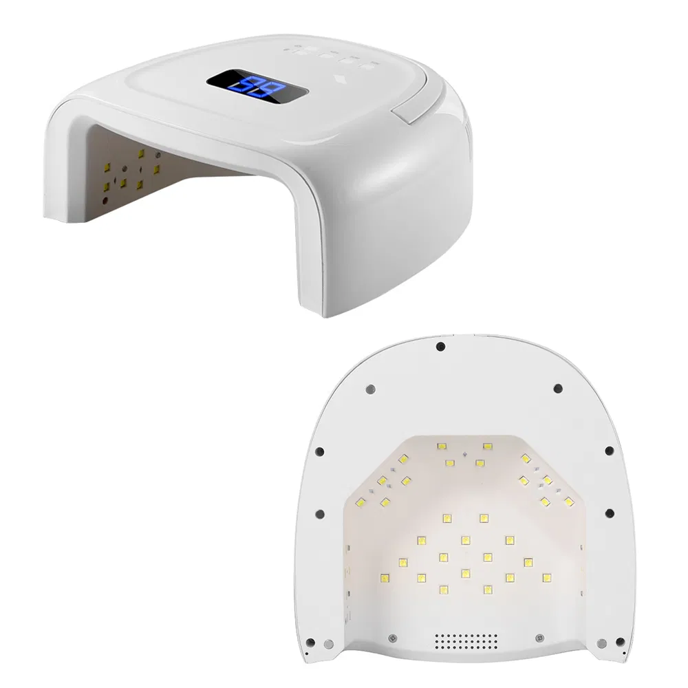 Smart Wholesale Custom Portable Cordless 60W 15600mAh Rechargeable Sun UV LED Nail Lamp