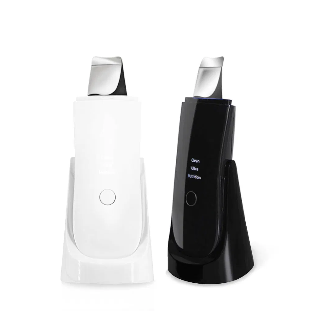 USB Rechargeable Wireless High Frequency Vibration Ultrasonic Skin Scrubber Deep Cleansing Facial Skin Scrubber
