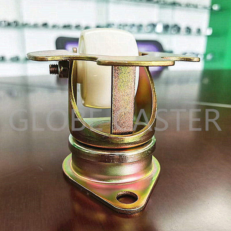 Globe Caster Manufacturer Diamond Plate Swivel Airport Nylon Caster for Cargo Transport