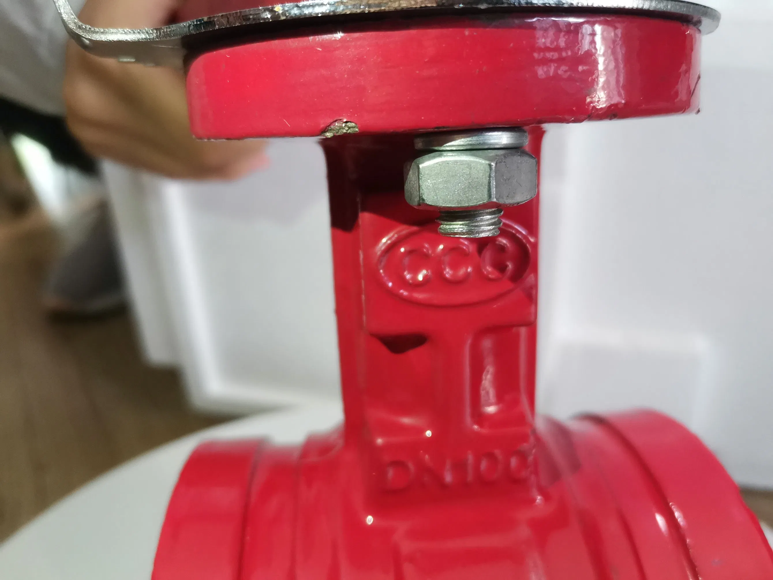 Fire Engineering Usage Level Handle Ductile Iron Wafer Butterfly Valve