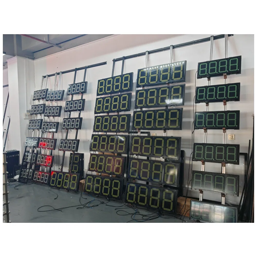 8"10"12"16"18"24" Red LED Petrol / Fuel / Oil Price Signs Oil Station 7 Segment Display with Remote Gas Price LED Sign